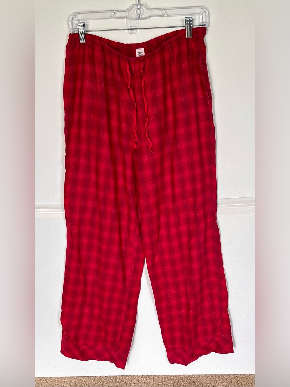 Victoria’s Secret red plaid lounge pants